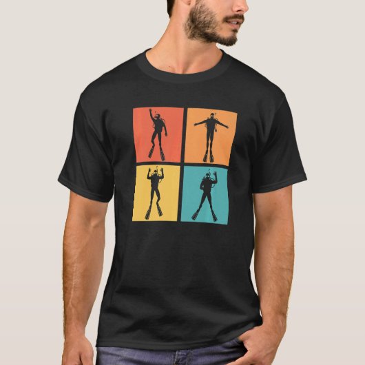 T-shirt Meilleur Retro Vitagescuba plongée plongée plongée (Devant)