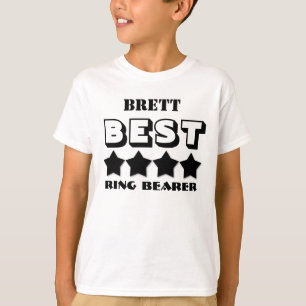 T-shirt Meilleur RING BEARER Fête de mariage Favor V04