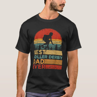 T-shirt Meilleur Roller Derby Papa Jamais Vintage Roller D