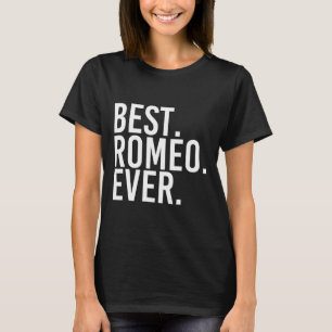 T-shirt Meilleur. Roméo. Jamais. Drôle Nom Personnalisé Jo