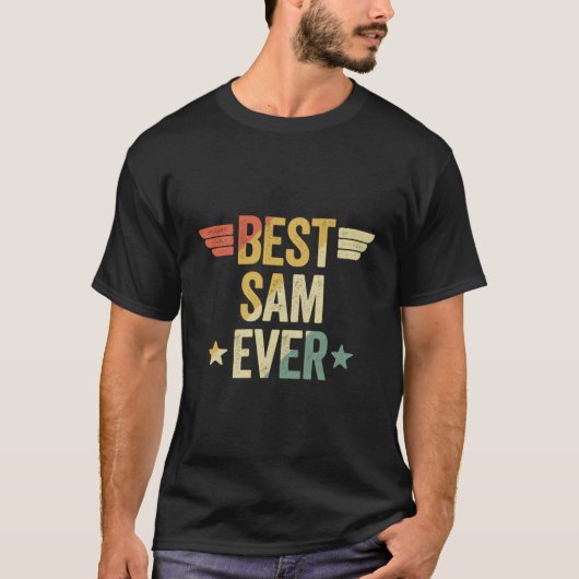 T-shirt Meilleur Sam jamais (Devant)