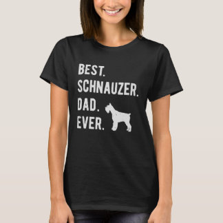 T-shirt Meilleur Schnauzer Papa Jamais Schnauzer Chien min