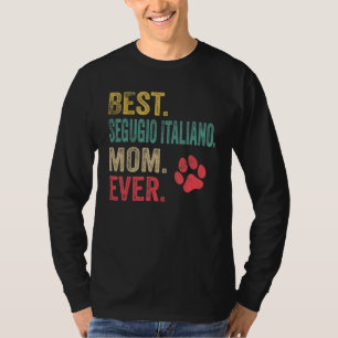 T-shirt Meilleur Segugio Italiano Maman toujours Vintage M