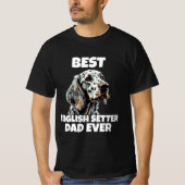T-shirt Meilleur Setter Anglais Papa (Devant)