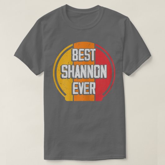 T-shirt Meilleur Shannon EverFunny Shannon Nom (Design devant)
