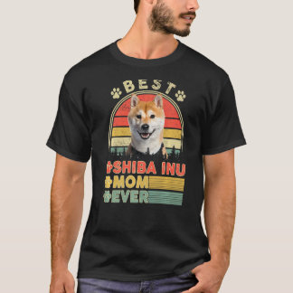 T-shirt Meilleur Shiba Inu Maman Jamais Shiba Inu Chien Ma