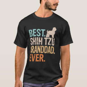 T-shirt Meilleur Shih Tzu Grand-père Jamais Amoureux des c