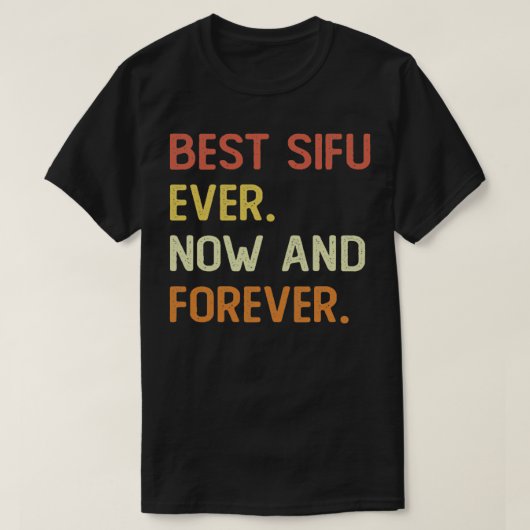 T-shirt Meilleur sifu pour toujours (Design devant)