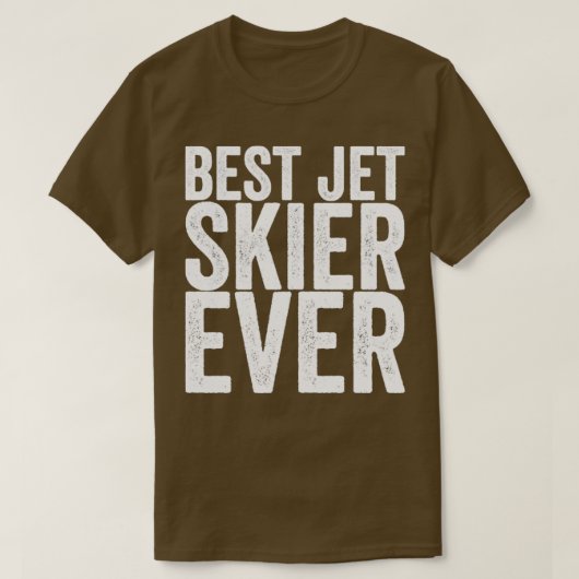 T-shirt Meilleur skieur Jet (Design devant)