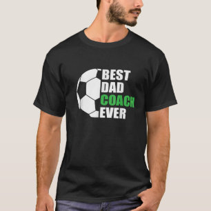 T-shirt Meilleur Soccer Père Entraîneur Jamais Père Footba