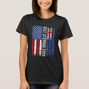 T-shirt Meilleur Stepdad Jamais Fête des pères Nouvelle-Zé