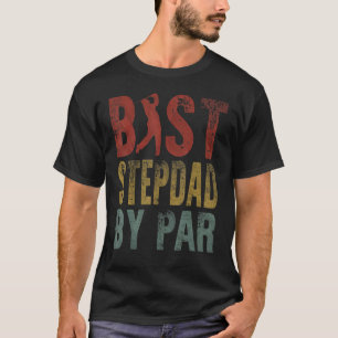 T-shirt Meilleur Stepdad Par Par Fête des pères Papa Golf 
