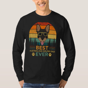 T-shirt Meilleur style rétro australien Kelpie Papa Jampie