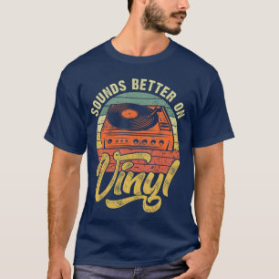 T-shirt Meilleur sur vinyle Music Lover Disque Records Co