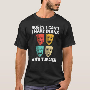T-shirt Meilleur théâtre pour hommes femmes comédie musica