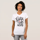 T-shirt Meilleur Tia Ever, Camiseta - (Devant entier)