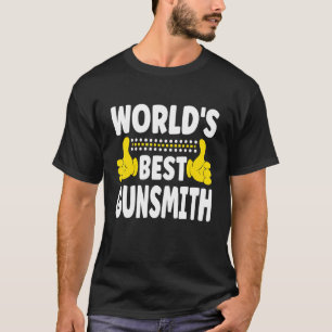 T-shirt Meilleur titre de métier d'armurier au monde Pro