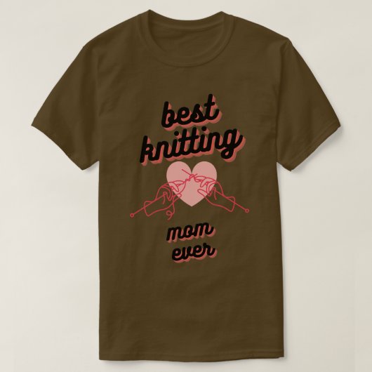 T-shirt Meilleur Tricot Maman Ever49 (Design devant)