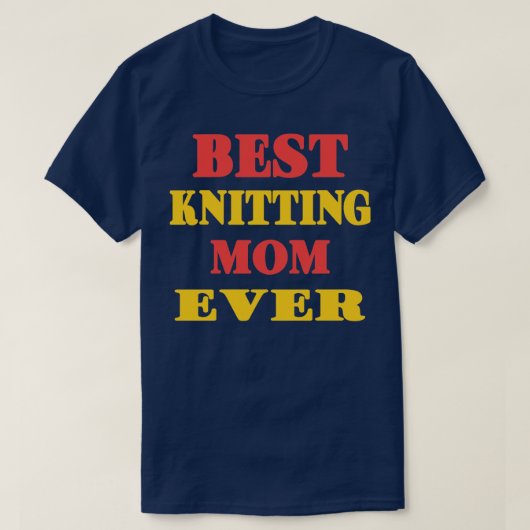 T-shirt Meilleur Tricot Maman Ever76 (Design devant)