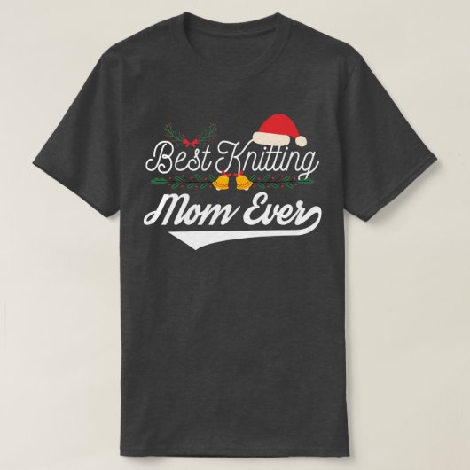 T-shirt Meilleur Tricot Maman Ever80 (Design devant)
