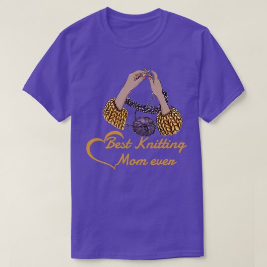 T-shirt Meilleur Tricot Maman Ever94 (Design devant)