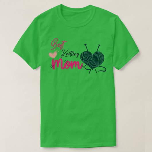 T-shirt Meilleur Tricot Maman Ever 333 (Design devant)