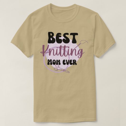 T-shirt Meilleur Tricot Maman Ever 368 (Design devant)