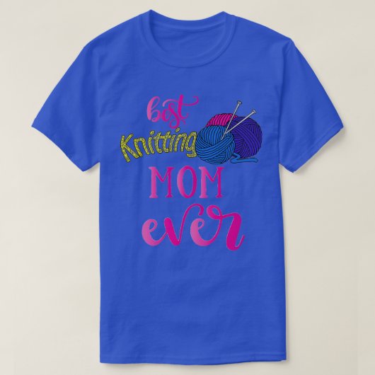 T-shirt Meilleur Tricot Maman Ever 439 (Design devant)