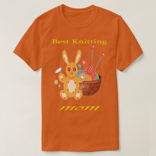 T-shirt Meilleur Tricot Maman Ever 495 (Design devant)