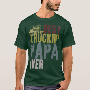 T-shirt Meilleur Truckin Papa jamais