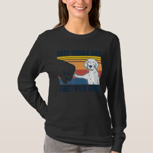T-shirt Meilleur Vizsla Papa Jamais Chien Fête des pères