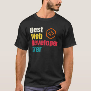 T-shirt Meilleur Web Developer Site Web Programmer Coder C