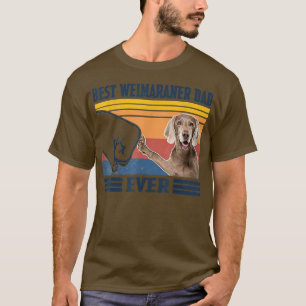 T-shirt Meilleur Weimaraner Papa Jamais Drôle Amateur de C