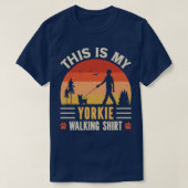 T-shirt Meilleur Yorkshire Terrrier Papa Jamais migre York (Design devant)