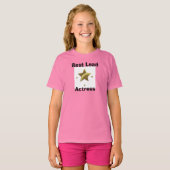 T-shirt Meilleure actrice en chef (Devant entier)
