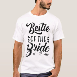 T-shirt Meilleure Amie De La Mariée Fête De Mariage Famill