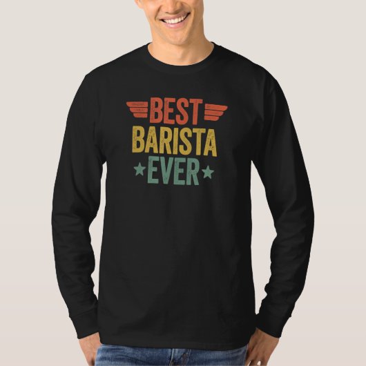 T-shirt Meilleure Barista Ever 3 (Devant)