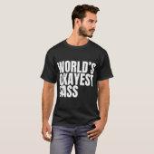 T-shirt Meilleure basse du monde - Blanc (Devant entier)