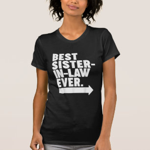 T-shirt Meilleure belle-soeur jamais