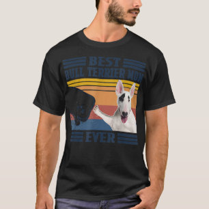 T-shirt Meilleure Bull Terrier Maman Jour Vintage des mère