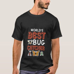 T-shirt Meilleure chasseuse de bugs du monde féminin Chass