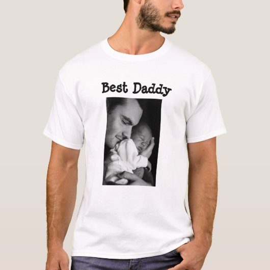 T-shirt Meilleure chemise personnalisée de papa (Devant)