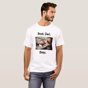 T-shirt Meilleure chemise personnalisée de papa jamais
