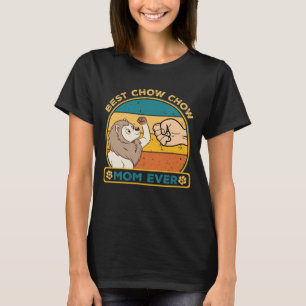 T-shirt Meilleure Chow Chow Chien Maman