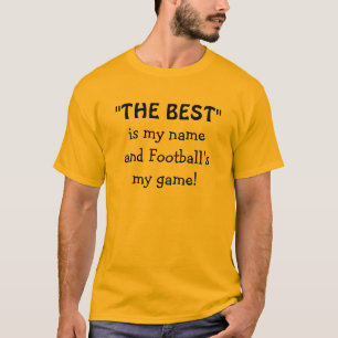 T-shirt Meilleure citation de sport de football