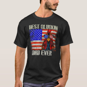 T-shirt Meilleure Cluckin Papa Jamais American Chicken Far