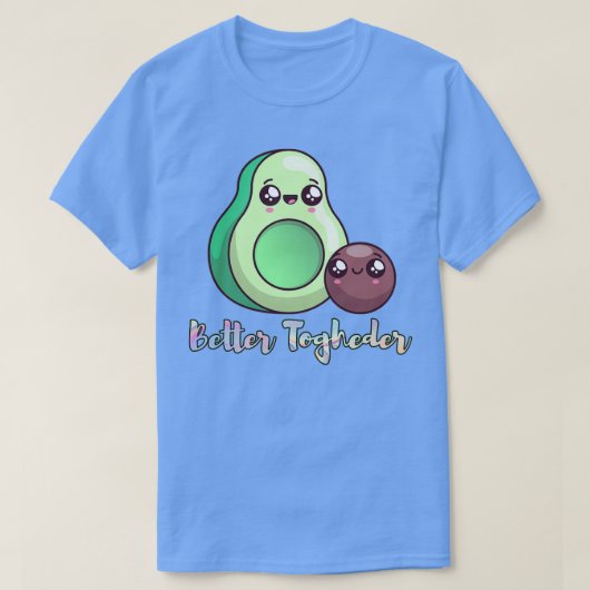 T-shirt Meilleure coiffe Togheder Avocado Avocado Loover S (Design devant)