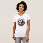 T-shirt Meilleure conception de cadeau pour maman de chat (Devant entier)