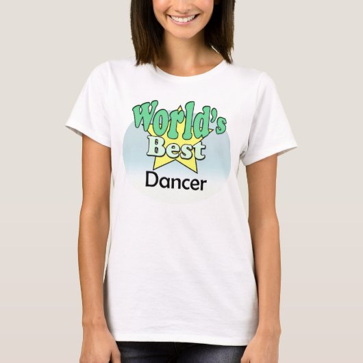 T-shirt Meilleure danseuse du monde (Devant)