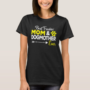 T-shirt Meilleure Dogmère Chien Femme Mère Maman Propriéta